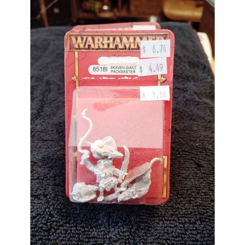 Games Workshop Warhammer Fantasy 8518I Skaven Giant Rat Packmaster
